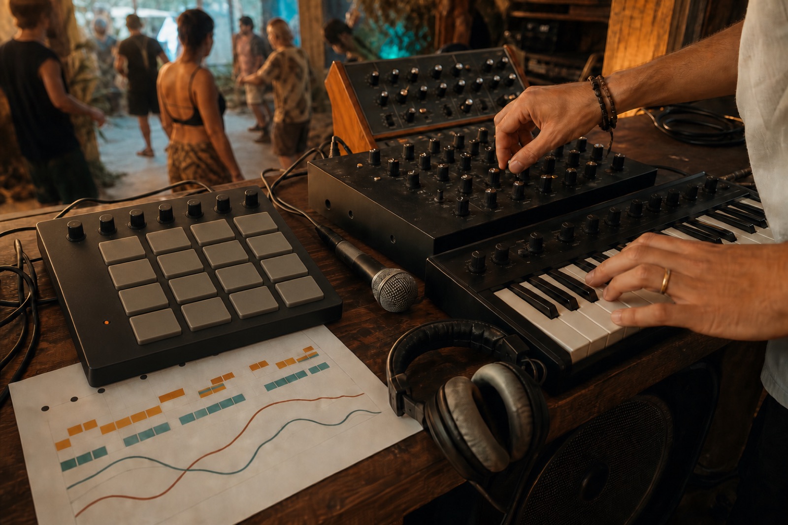 Practical details connected to deep house