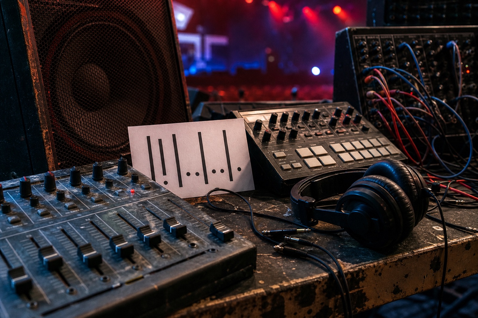Practical details connected to hard techno