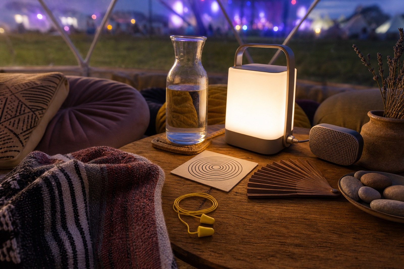 Practical details connected to how ambient domes became rest areas