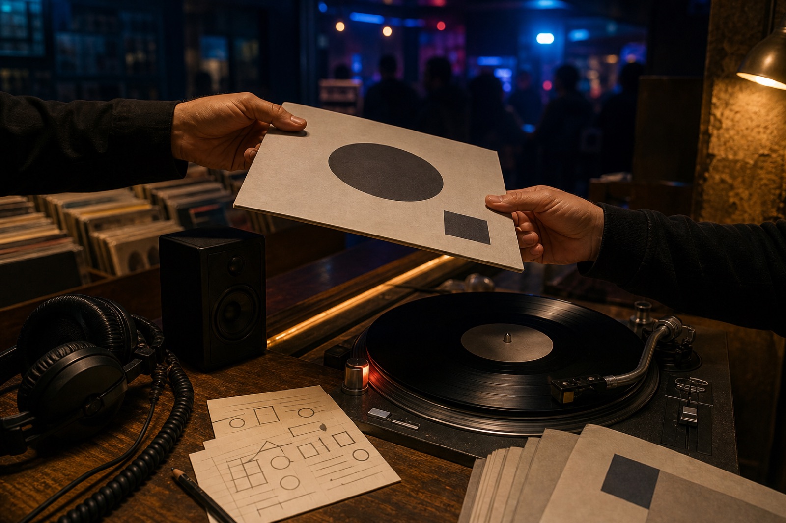 Practical details connected to how record stores fed underground scenes