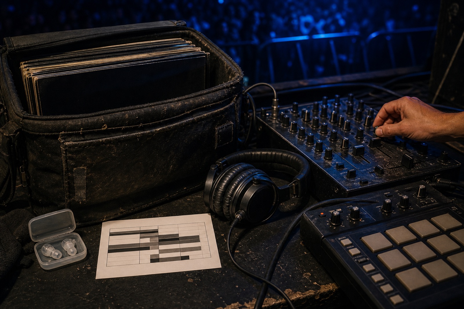Practical details connected to Jeff Mills