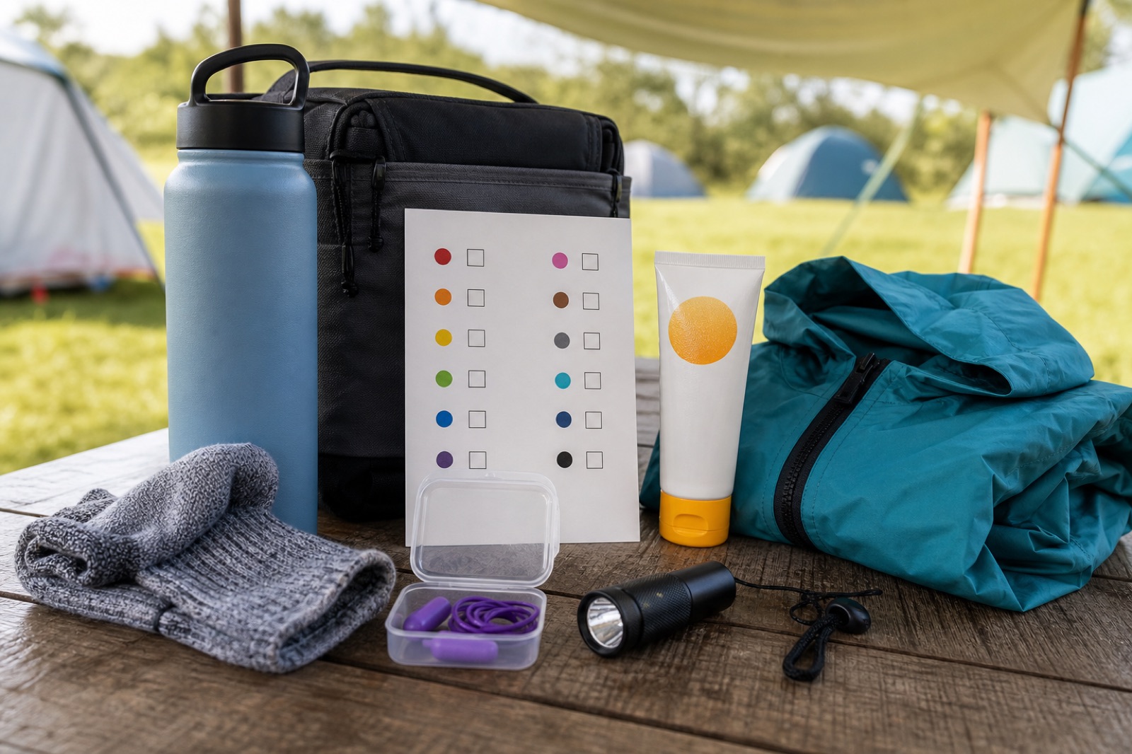 Practical details connected to packing for bass festivals festival preparation
