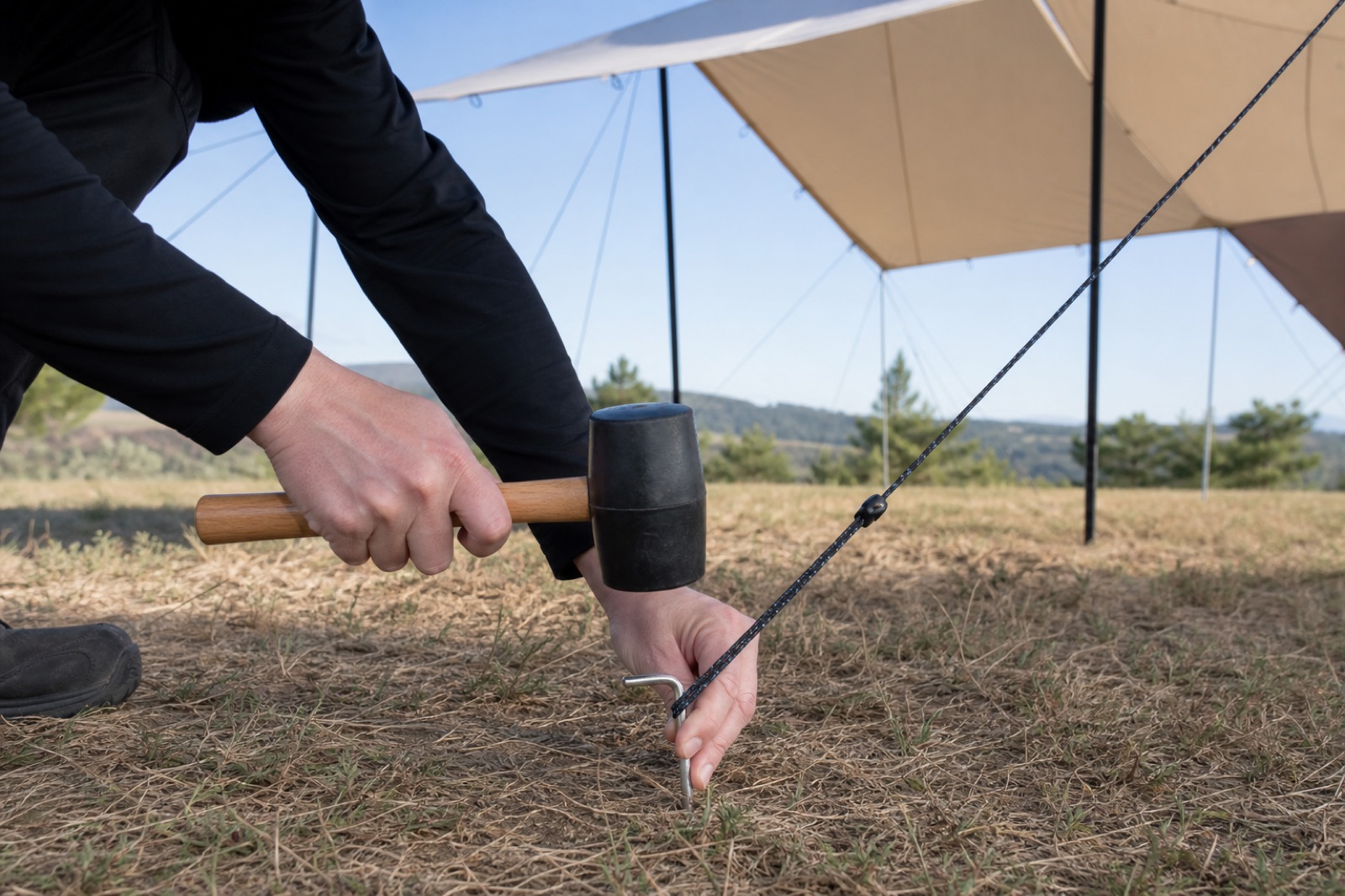 Practical details connected to shade structures festival preparation