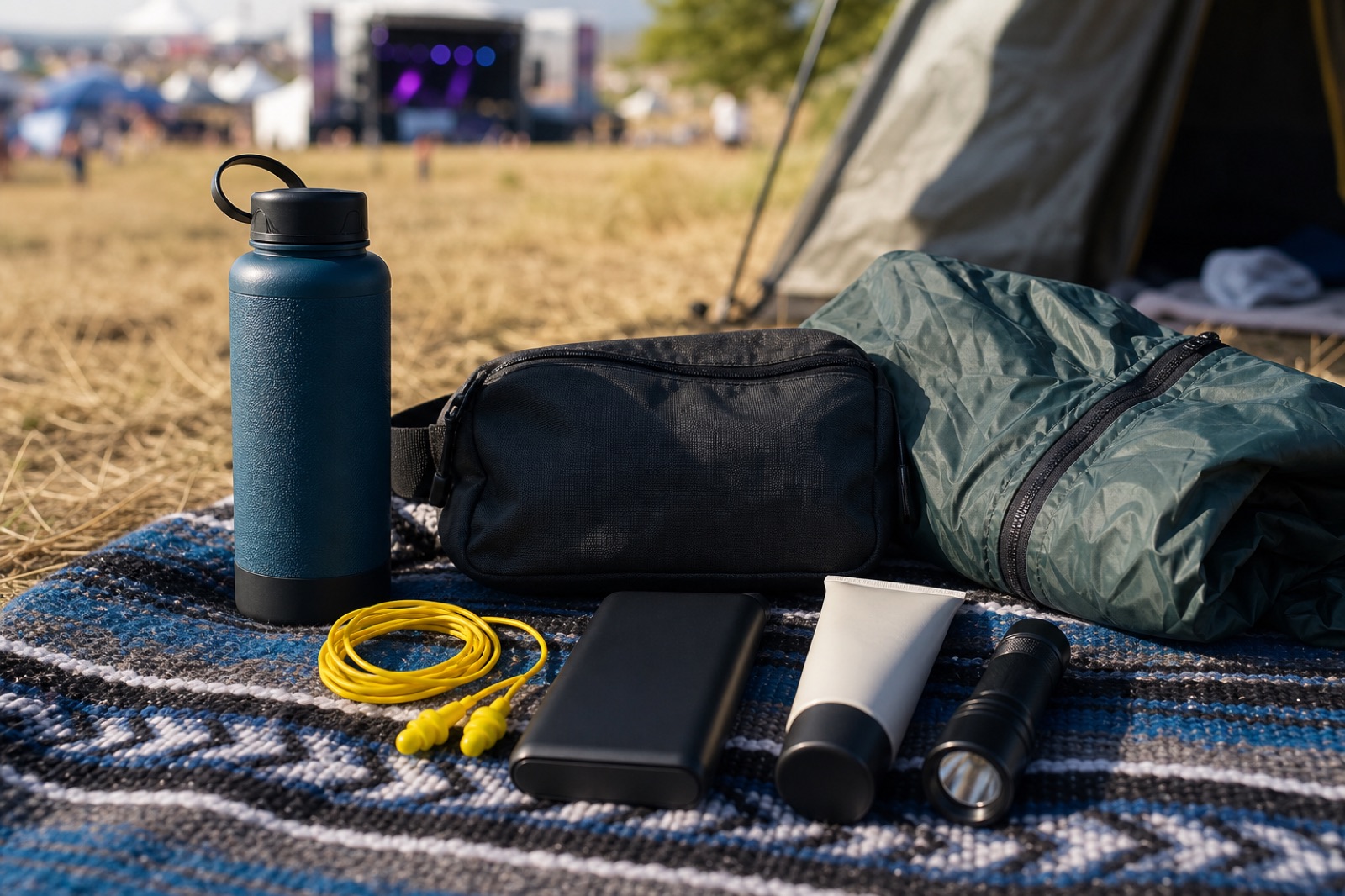 Practical details connected to solo festival travel festival preparation