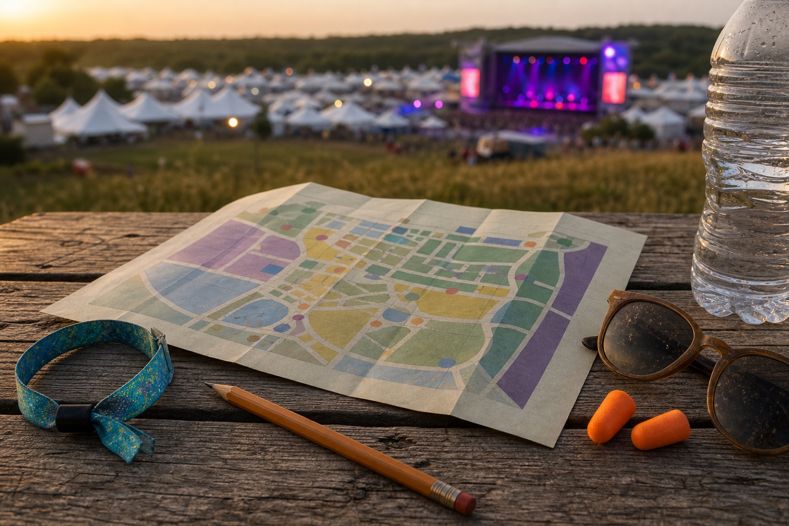 Practical details connected to why festival maps tell social history